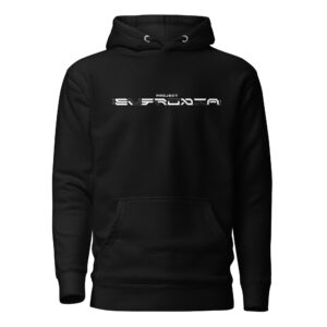 Unisex Hoodie Project Entropia Black - Moletom Urbano Premium