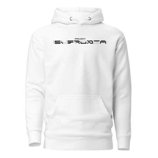 Unisex Hoodie Project Entropia White